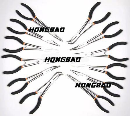 11 &quot; 20 도 각을 이루는 클립 곡선 장기간은 장비를 만들어 보석을 위한 부패한 앞끝 플라이어들에 도달합니다