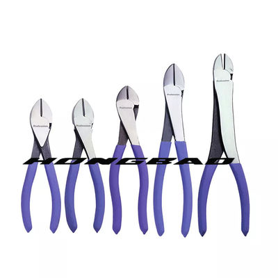 고탄소강 CRV 뜨내기 일꾼을 줄이는 8 &quot; 살찐 거대두 케이블 사변형 커터 플라이어들 쪽