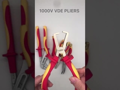 1000v VDE 절연된 도구 AWG 22 18 14 와이어 크림핑 플라이어들 CRV 6 