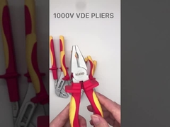 플라이어들 케이블 크림핑을 벗기는 1000V 프이드 손 공구 세트 200 밀리미터 8  인치 절연선